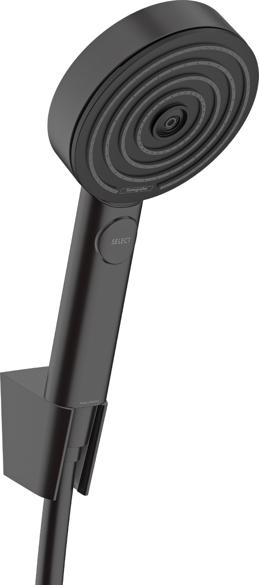 HANSGROHE Pulsify Select S Sada se sprchovým držákem 105 3jet Relaxation EcoSmart se sprchovou hadicí 125 cm #24306670 - matná černá