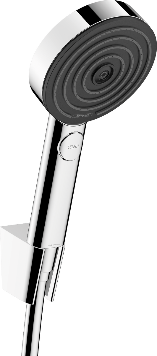 HANSGROHE Pulsify Select S Sada se sprchovým držákem 105 3jet Relaxation se sprchovou hadicí 125 cm #24302000 - chrom