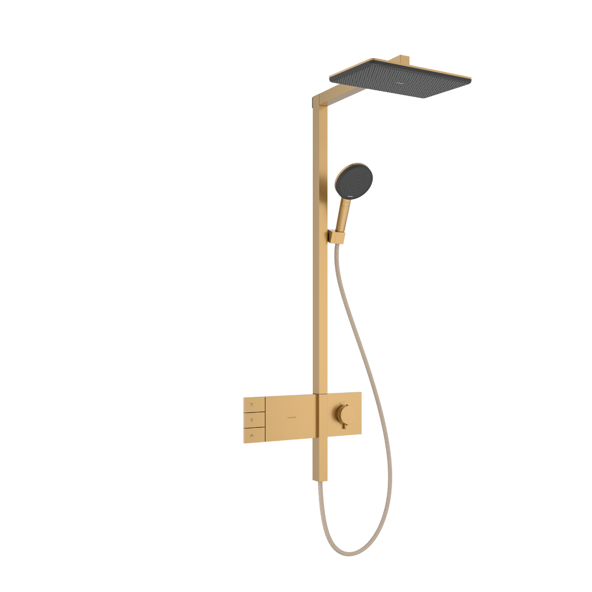 HANSGROHE Raindance Alive Q Showerpipe 210/340 2jet s termostatem ShowerSelect Comfort #24590140 - kartáčovaný bronz