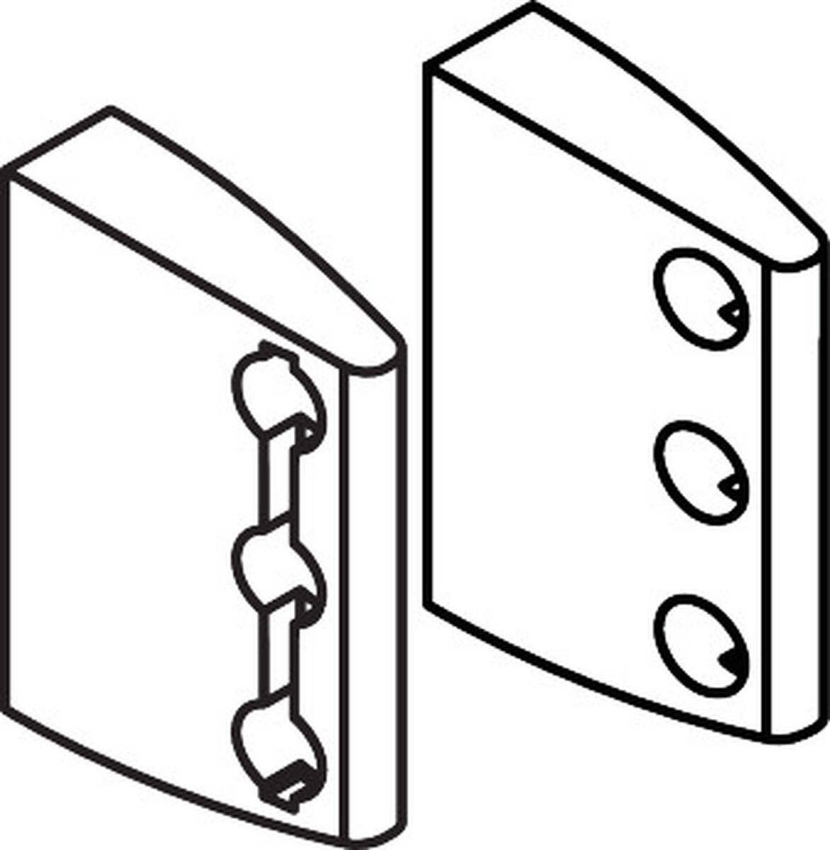 HANSGROHE Držák zábradlí #96670450 - bílý