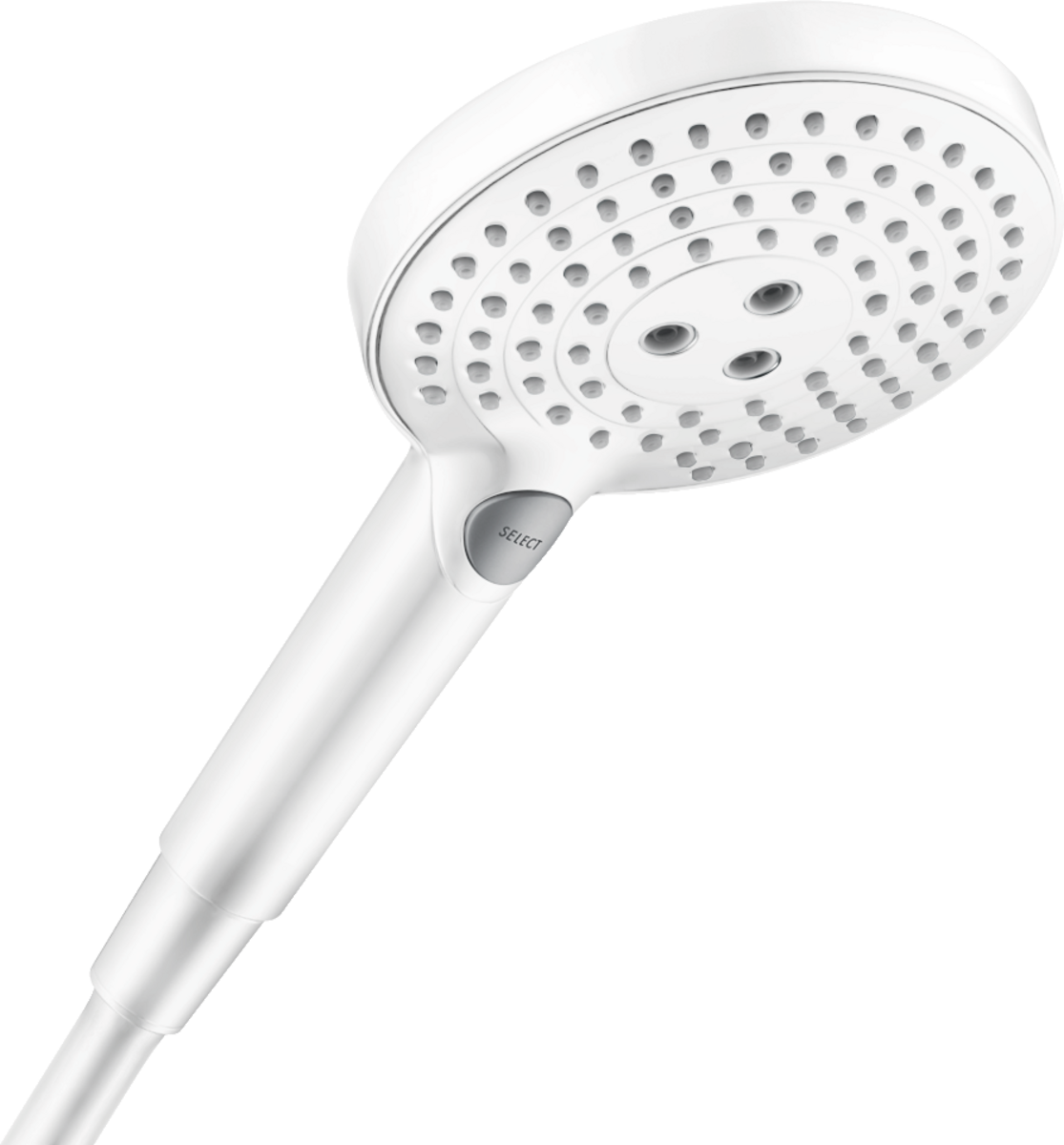 HANSGROHE Raindance Select S sprchová hlavice 120, 3jet, EcoSmart #26531700 - bílá mat