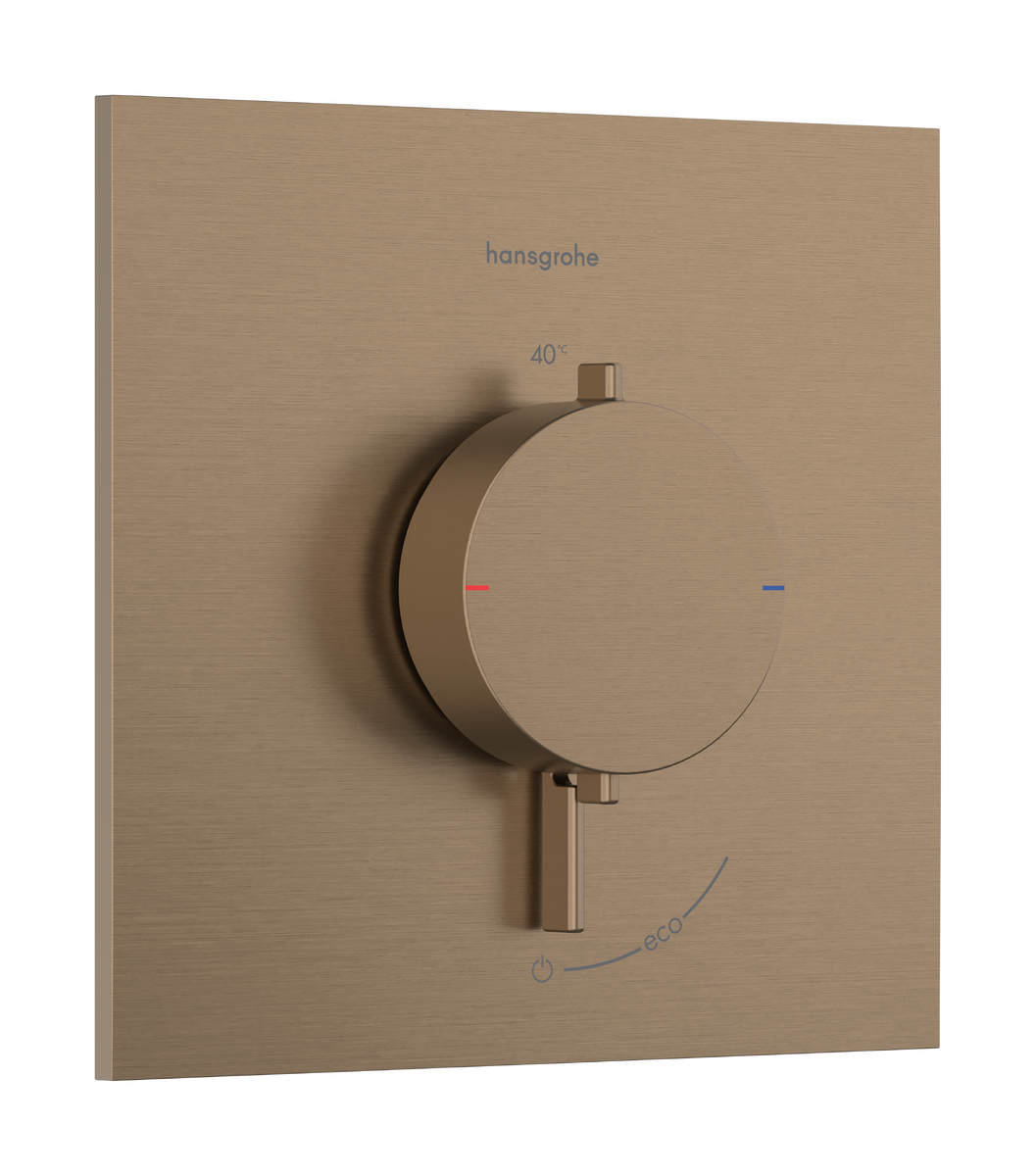 HANSGROHE Ecostat Comfort E Termostat pod omítku pro 1 spotřebič #33710140 - kartáčovaný bronz