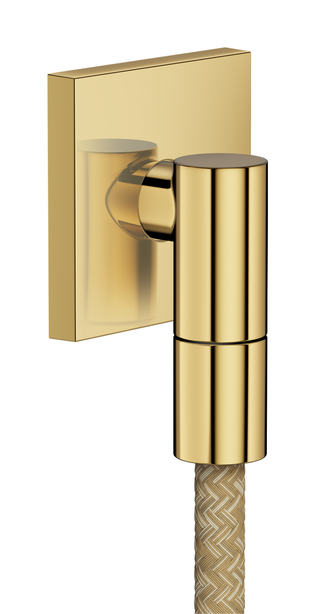 HANSGROHE AXOR Nástěnná zásuvka Fine Nástěnná přípojka hranatá #36738990 - Polished Gold Optic
