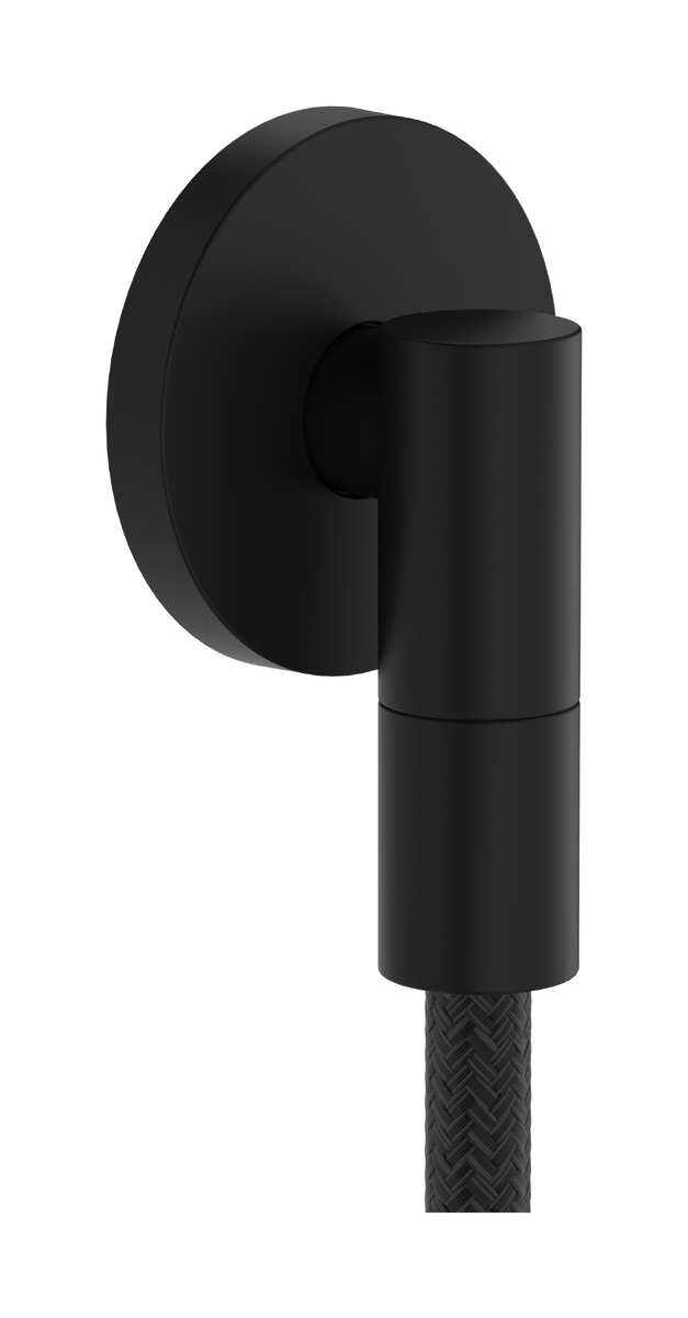 HANSGROHE AXOR Nástěnná zásuvka Fine Wall connection round #36737670 - Matt black