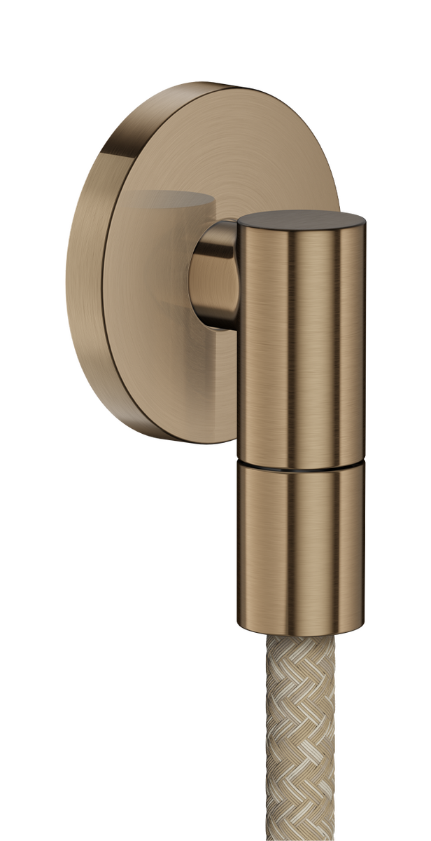 HANSGROHE AXOR Nástěnná zásuvka Fine Wall connection round #36737140 - Brushed Bronze