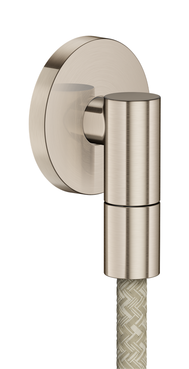 HANSGROHE AXOR Nástěnná zásuvka Fine Wall connection round #36737820 - Brushed nickel