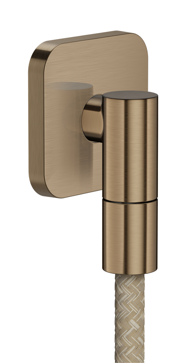 HANSGROHE AXOR Nástěnná zásuvka Jemná nástěnná přípojka softsquare #36739140 - Brushed Bronze