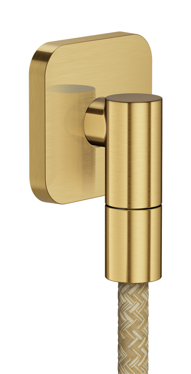 HANSGROHE AXOR Nástěnná zásuvka Jemná nástěnná přípojka softsquare #36739250 - Brushed Gold Optic