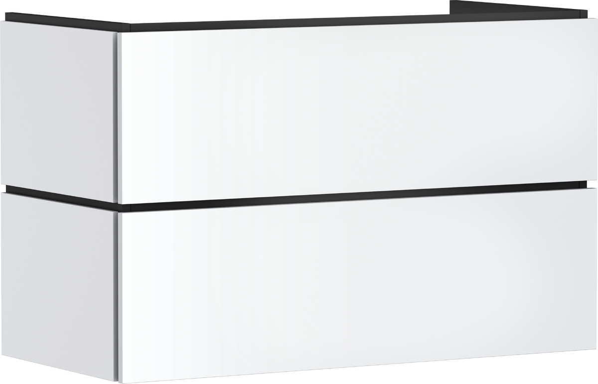 HANSGROHE Xilesa E Skříňka pod umyvadlo 980/470 se 2 zásuvkami, pro umyvadlo #54262700 - matná bílá