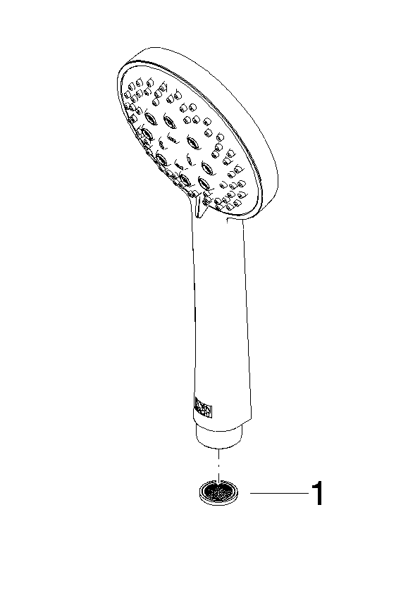 DORNBRACHT Ruční sprcha FlowReduce - Champagne (22kt zlato) #28018979-470010