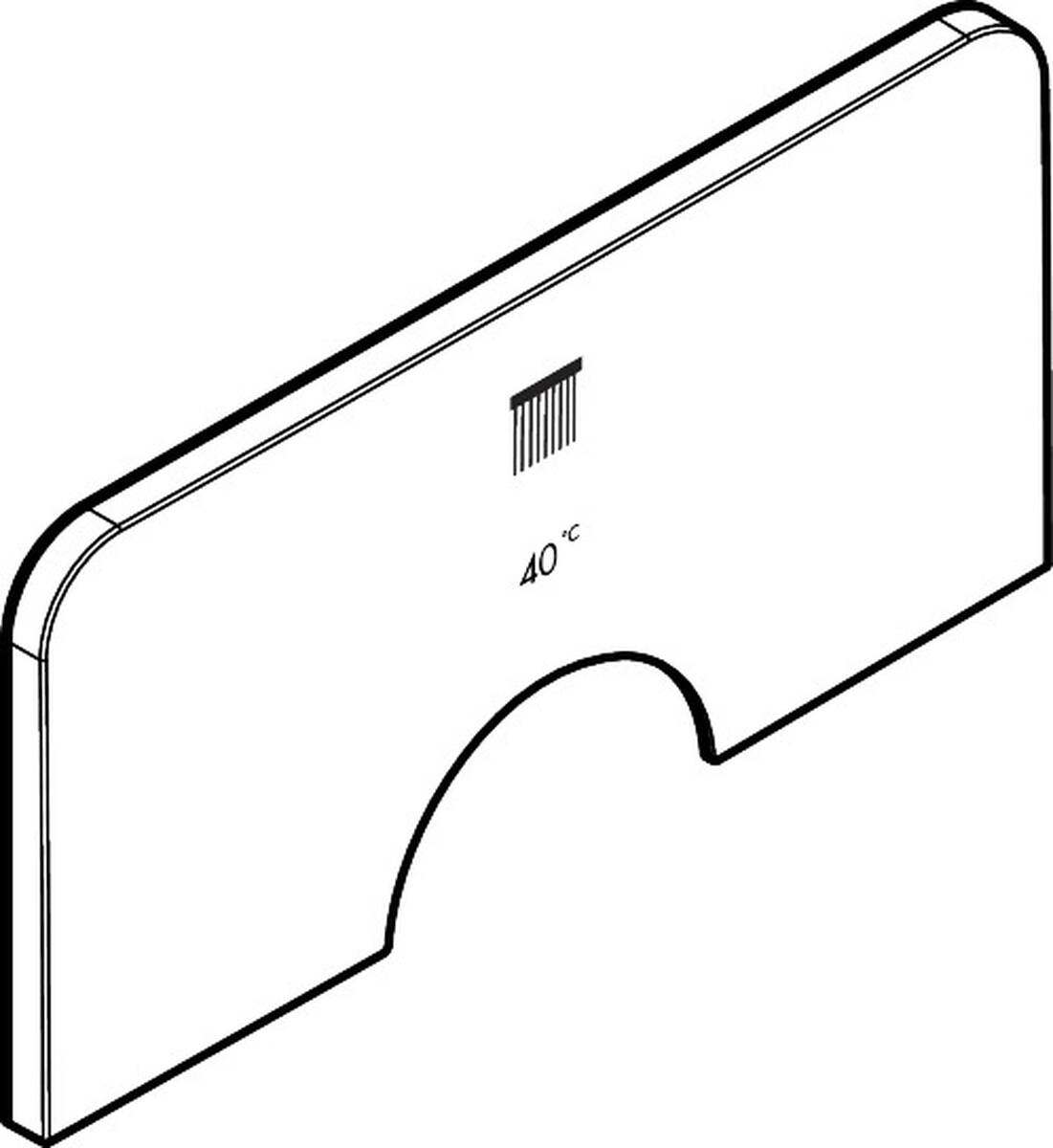 HANSGROHE Tlačítko #87800670 - matná černá