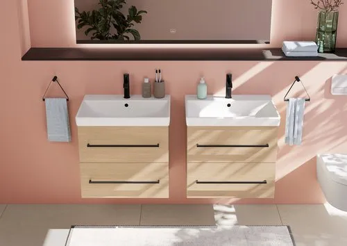Obrázek VILLEROY BOCH Umyvadlo Avento, 600 x 470 x 180 mm, bílé Alpine CeramicPlus, s přepadem #415860R1