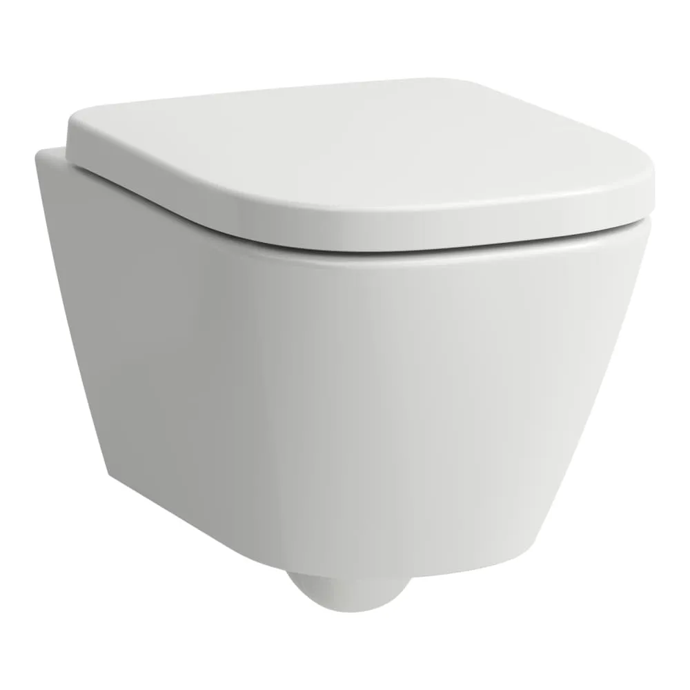 LAUFEN MEDA Závěsné WC, 'Silent flush', rimless, hluboké splachování, compact 490 x 360 x 355 mm #H8201137570001 - 000 - Bílá