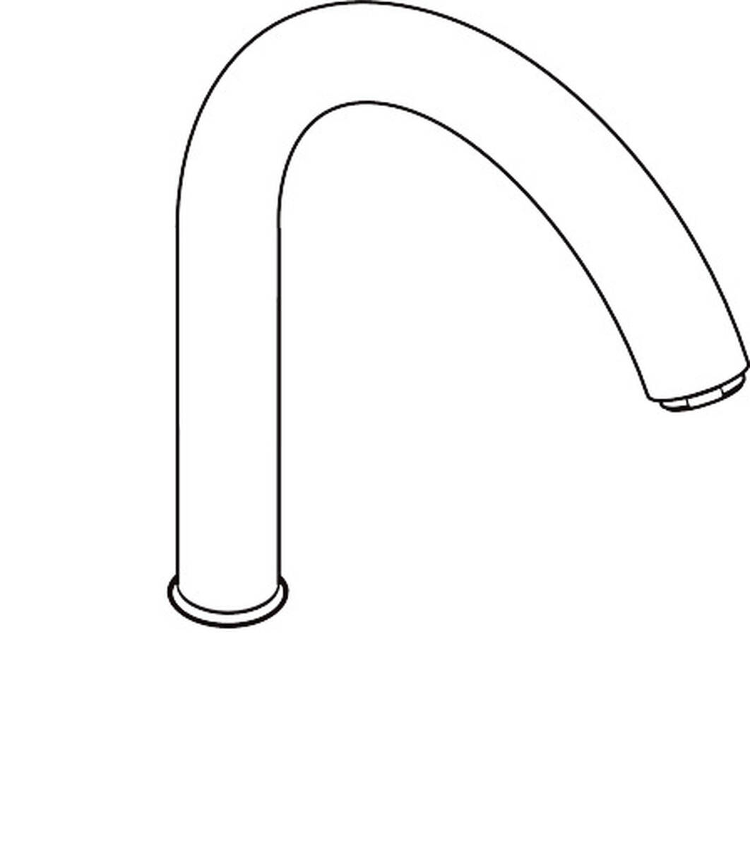 HANSGROHE Výtoková trubice cpl. #92830800 - nerezová ocel Optic