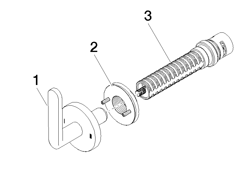 DORNBRACHT Dvoucestný přepínač META UP - kartáčovaný bronz #36200661-42
