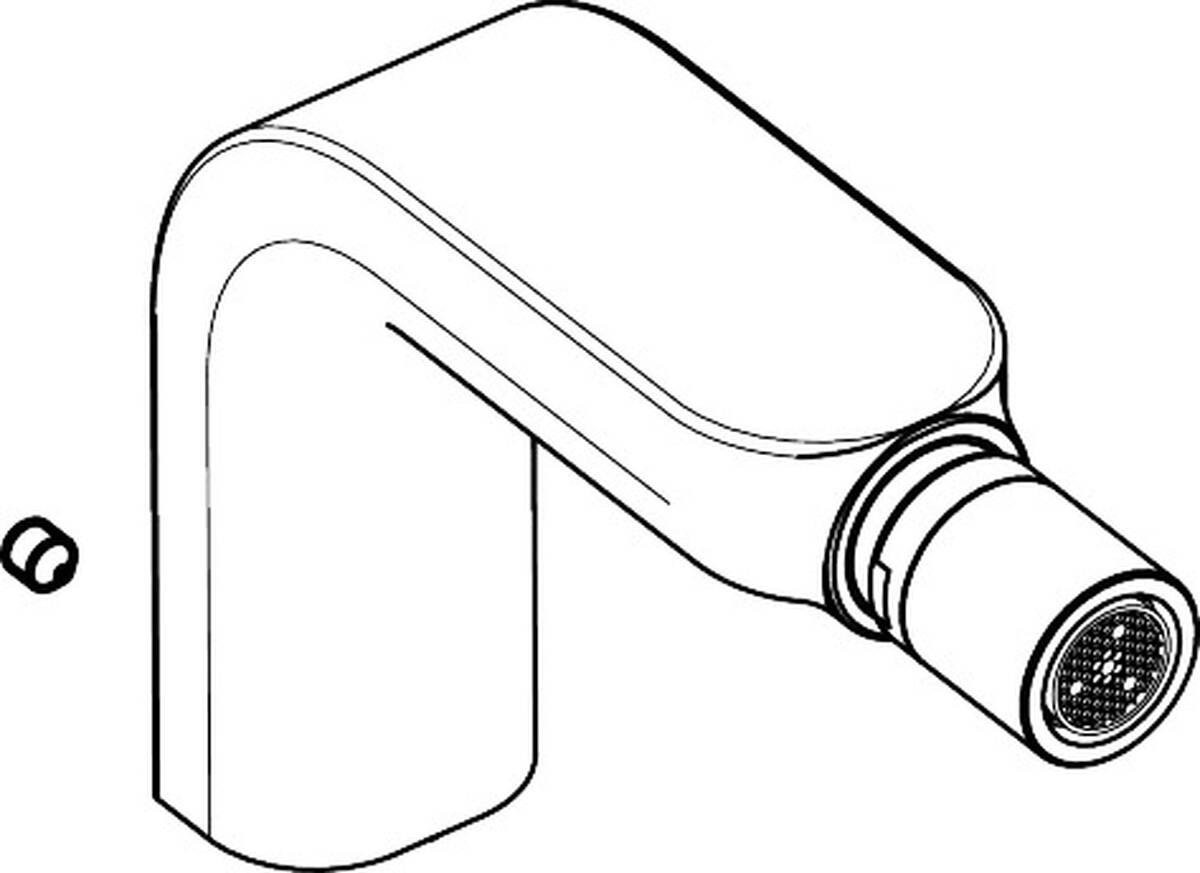 HANSGROHE Výstupní cpl. #97506880 - Noble matt