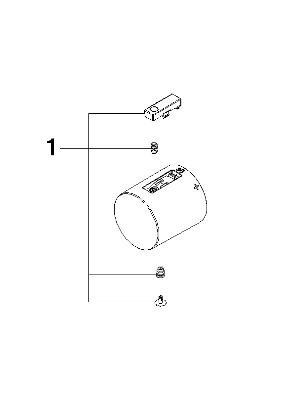 DORNBRACHT Kompletní rukojeť pro termostat - chromová #90173300501-00