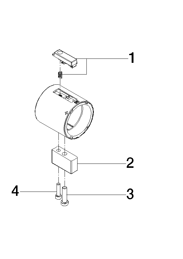 DORNBRACHT Rukojeť termostatu Ø48mm - Bílá matná #90173301800-10