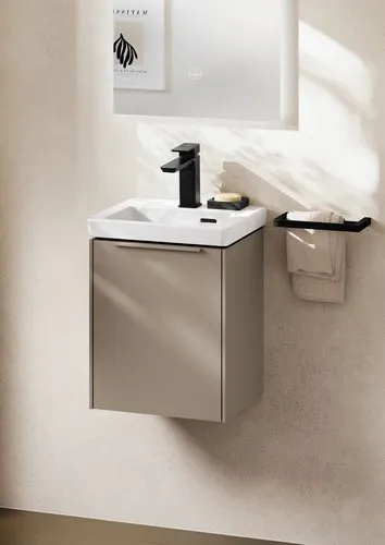 VILLEROY BOCH Subway 3.0 Vanity unit, 1 dveře, 351 x 429 x 309 mm, taupe #C58302VM, obrázek 8