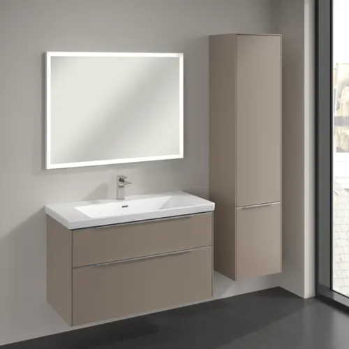 VILLEROY BOCH Subway 3.0 Vysoká skříň, 2 dveře, 400 x 1710 x 362 mm, taupe / taupe #C58700VM, obrázek 3