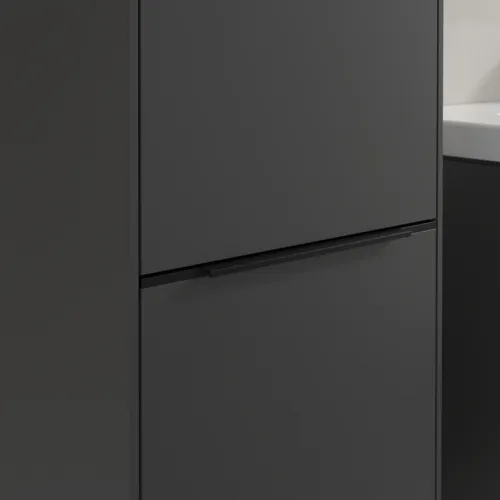 VILLEROY BOCH Subway 3.0 Vysoká skříň, 2 dveře, 400 x 1710 x 362 mm, Grafitová / Grafitová #C58601VR, obrázek 6