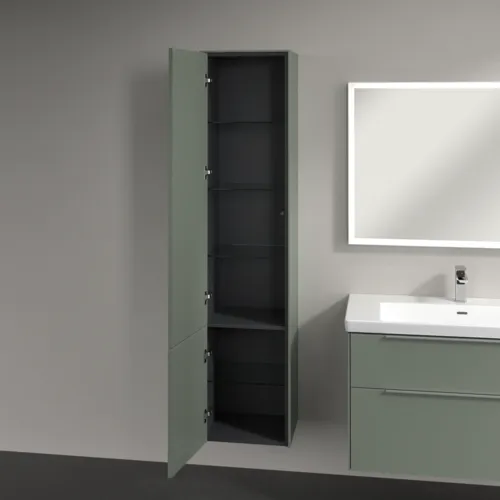 VILLEROY BOCH Subway 3.0 Vysoká skříň, 2 dveře, 400 x 1710 x 362 mm, jemně zelená #C58600AF, obrázek 5