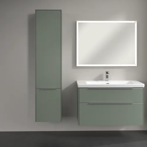 VILLEROY BOCH Subway 3.0 Vysoká skříň, 2 dveře, 400 x 1710 x 362 mm, jemně zelená #C58600AF, obrázek 4