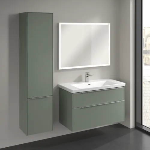 VILLEROY BOCH Subway 3.0 Vysoká skříň, 2 dveře, 400 x 1710 x 362 mm, jemně zelená #C58600AF, obrázek 3