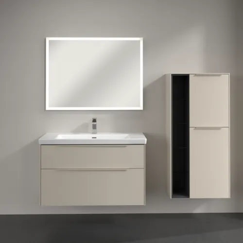 VILLEROY BOCH Středová skříňka Subway 3.0, 2 dveře, 574 x 1200 x 362 mm, Cashmere Grey / Cashmere Grey #C59902VN, obrázek 4