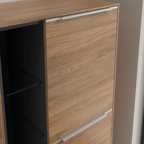 VILLEROY BOCH Středová skříňka Subway 3.0, 2 dveře, 574 x 1200 x 362 mm, dub Kansas / dub Kansas #C59900RH, obrázek 6
