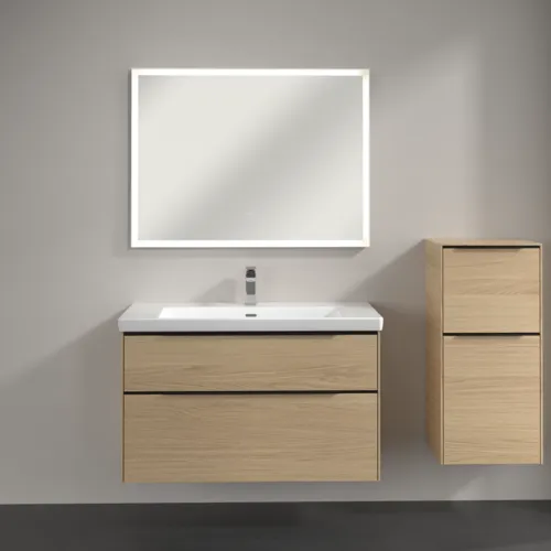 VILLEROY BOCH Boční skříňka Subway 3.0, 1 zásuvka, 1 dvířka, 400 x 860 x 362 mm, dub severský / dub severský #C59501VJ, obrázek 4