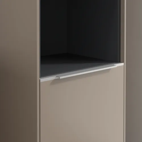 VILLEROY BOCH Subway 3.0 Vysoká skříň, 2 dveře, 400 x 1710 x 362 mm, taupe / taupe #C58900VM, obrázek 6