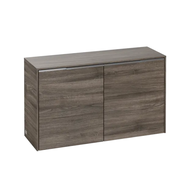 VILLEROY BOCH Příborník Subway 3.0, 2 dveře, 728 x 423 x 256 mm, dub kamenný / dub kamenný #C60000RK