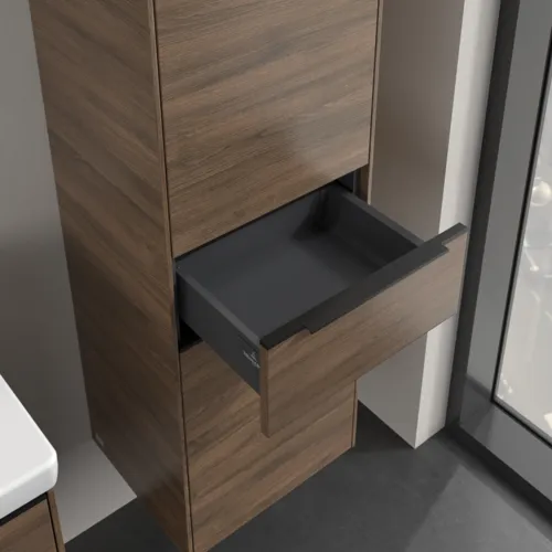 VILLEROY BOCH Subway 3.0 Vysoká skříňka, 2 dveře, 1 zásuvka, 400 x 1710 x 362 mm, Arizona Oak / Arizona Oak #C59101VH, obrázek 6