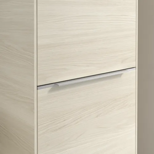 VILLEROY BOCH Spížní skříňka Subway 3.0, 1 dveře, 1 klapka na prádlo, 450 x 1710 x 362 mm, bílý dub #C59300AA, obrázek 7
