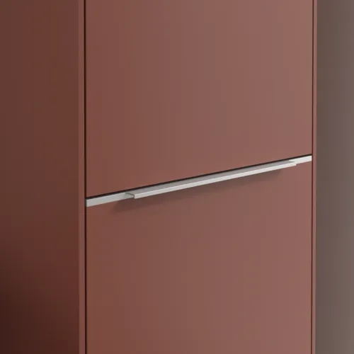 VILLEROY BOCH Spížní skříň Subway 3.0, 1 dveře, 1 výklop na prádlo, 450 x 1710 x 362 mm, vínově červená #C59300AH, obrázek 7