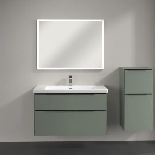 VILLEROY BOCH Boční skříňka Subway 3.0, 1 zásuvka, 1 dvířka, 400 x 860 x 362 mm, Soft Green #C59501AF, obrázek 4