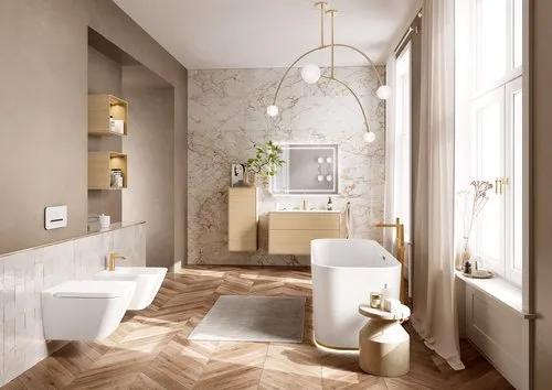 Obrázek VILLEROY BOCH Zrcadlo Finion, s osvětlením, 1000 x 750 x 45 mm #F6001000