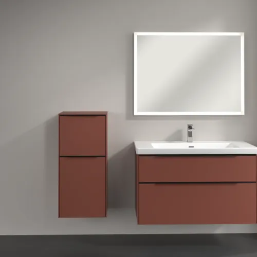 VILLEROY BOCH Boční skříňka Subway 3.0, 1 zásuvka, 1 dvířka, 400 x 860 x 362 mm, vínově červená #C59401AH, obrázek 4