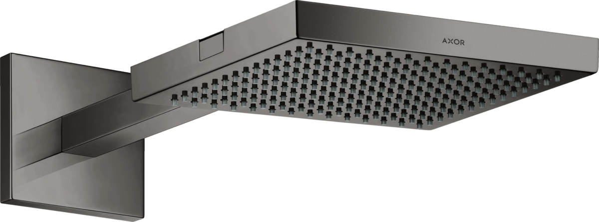 HANSGROHE AXOR ShowerSolutions horní sprcha 240/240 1jet se sprchovým ramenem #10925330 - Leštěný černý chrom