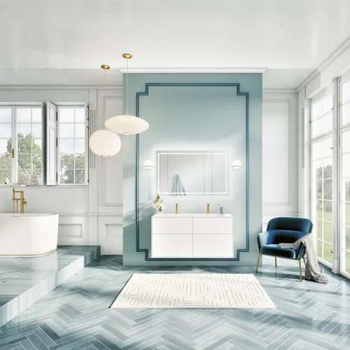 Obrázek VILLEROY BOCH Umyvadlo na skříňku Finion, 1200 x 500 x 160 mm, bílá Alpine CeramicPlus, bez přepadu, neleštěné #4164C1R1