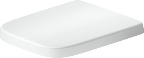 DURAVIT WC sedátko 002379 Design by Duravit #0023790000 - Colour 00, Shape: Materiál závěsů: nerezová ocel, barva závěsů: nerezová ocel, přesah 362 x 438 mm.