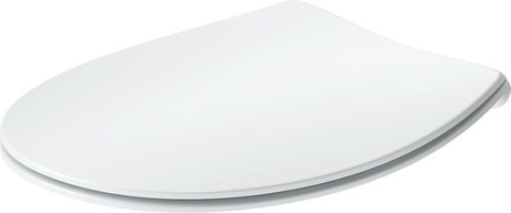 DURAVIT WC sedátko 002279 Design by Duravit #0022790000 - Colour 00, Shape: Materiál závěsu: nerezová ocel, barva závěsu: nerezová ocel, přesah 373 x 448 mm.