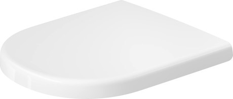 DURAVIT Sedátko pro WC 002841 Design by sieger design #0028410021 - Barva 00, Bílá Vysoký lesk, Překrývající se 360 x 440 mm