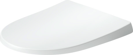 DURAVIT WC sedátko 002299 Design by Duravit #0022990000 - Colour 00, Shape: Materiál závěsů: nerezová ocel, barva závěsů: nerezová ocel, přesah 367 x 438 mm.