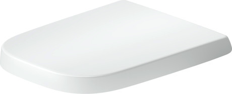 DURAVIT WC sedátko 002389 Design by Duravit #0023890000 - Colour 00, Shape: Materiál závěsů: nerezová ocel, barva závěsů: bílá, překrytí 355 x 448 mm.