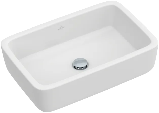 VILLEROY BOCH Architectura Aufsatzwaschbecken, 600 x 400 x 170 mm, Weiß Alpin, ohne Überlauf #41276101