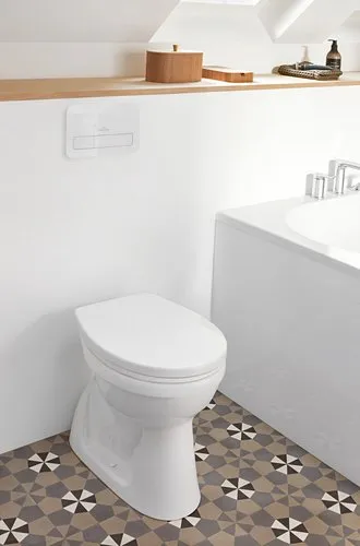 Obrázek VILLEROY BOCH Instalační systémy ViConnect WC deska 200G, 2-splachovací, sklo lesklé bílé #922400RE