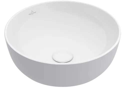VILLEROY BOCH Artis Aufsatzwaschbecken, 430 x 430 x 130 mm, Full Moon, ohne Überlauf #417943BCT6