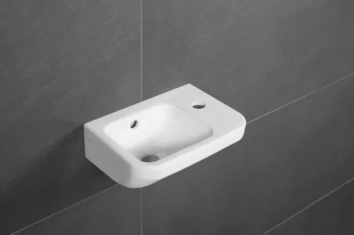 Obrázek VILLEROY BOCH Umyvadlo Architectura, 360 x 260 x 140 mm, bílá Alpine CeramicPlus, s přepadem #437336R1